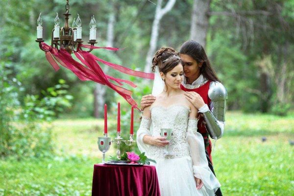 Свадьба в рыцарском стиле