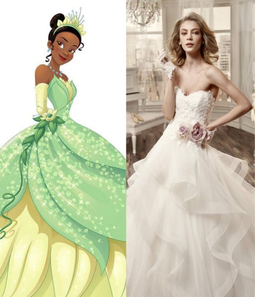 Disney Tiana Wedding Dress