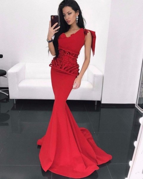 Платье Татьяна Каплун красное