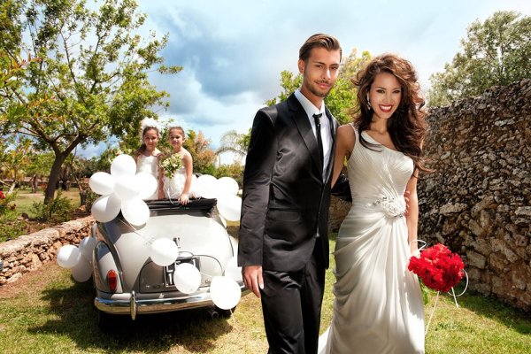 Свадьба в греческом стиле невеста и жених