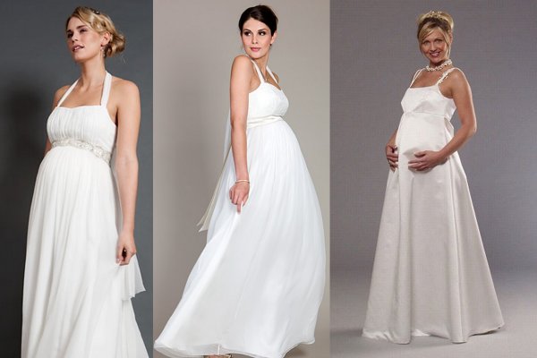 Свадебные платья для полных беременных