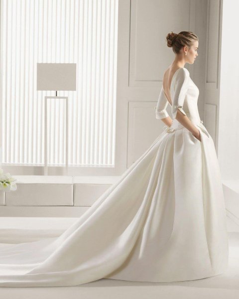 Барбара Палвин в свадебном платье