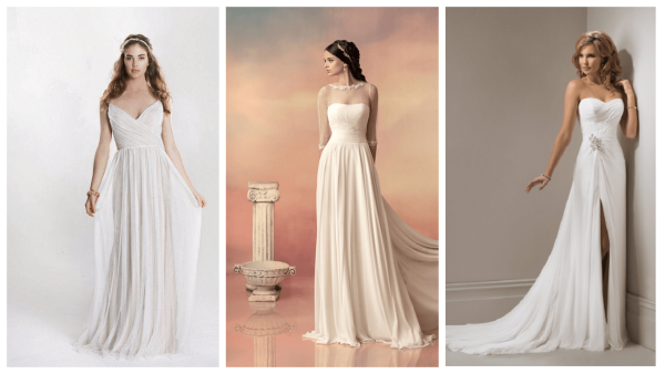 Свадебные платья в греческом стиле 2021
