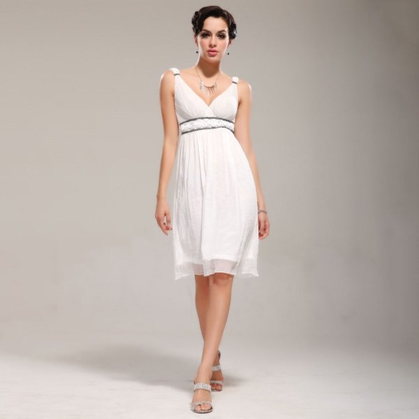 Платье в греческом стиле короткое