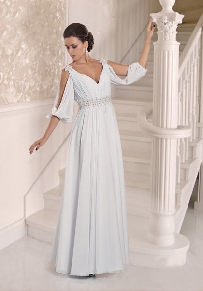 Свадебное платье в стиле Ампир греческое