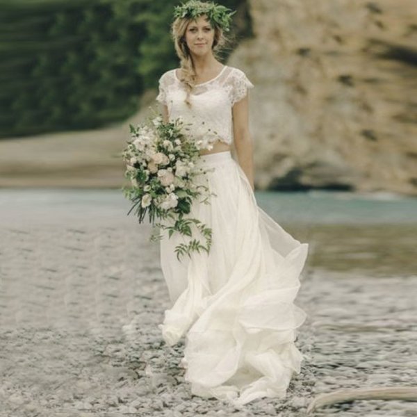 Свадебное платье в стиле бох
