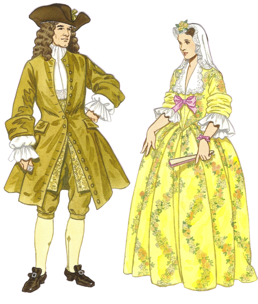 Европейский костюм 18 века мода эпохи рококо