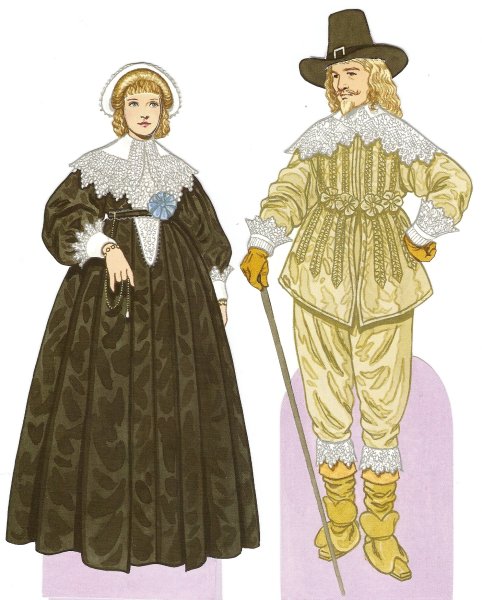 Барокко мода 17 век