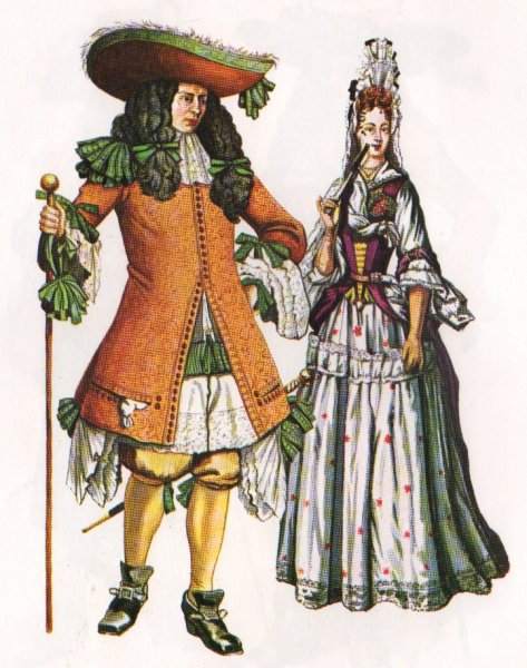 Барокко – эпоха Людовика XIV одежда