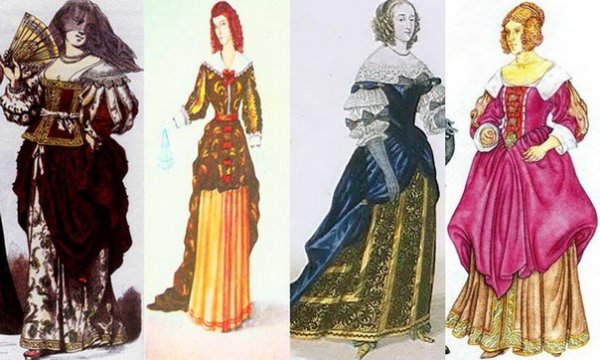 Стиль 17 века в одежде