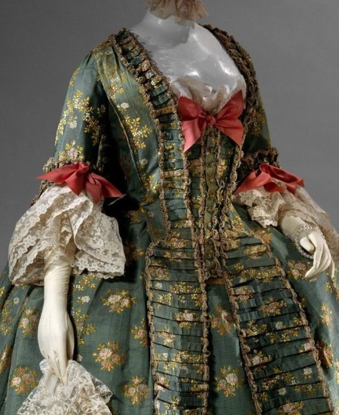 Платье рококо Франция 18 век