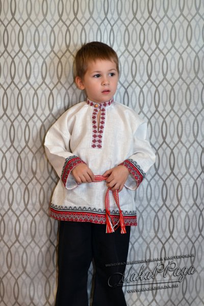 Рубашка в русском стиле для мальчика