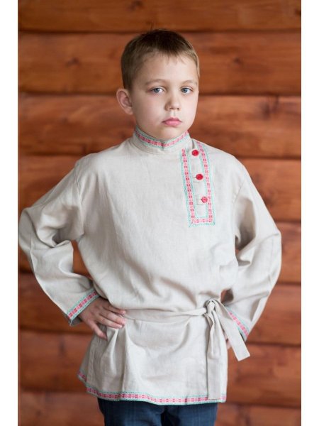 Рубашка в русском народном стиле для мальчика