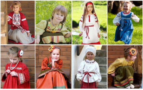 Славянская одежда для малышей