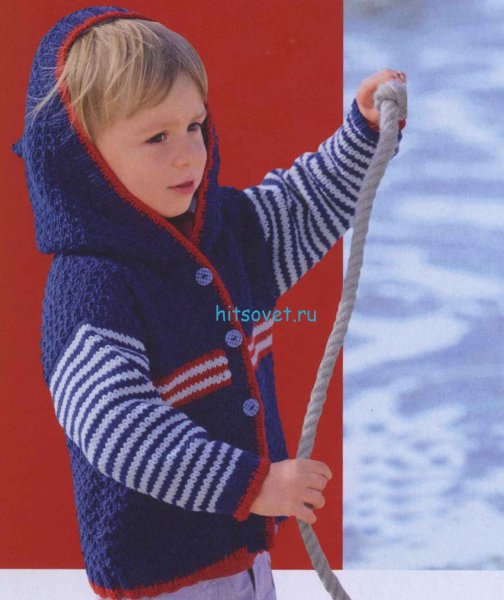 Вязание для мальчиков в морском стиле