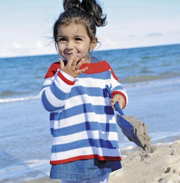 Вязание одежды для детей в морской тематике