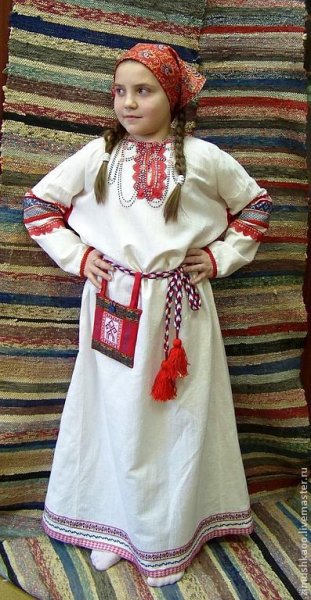 Русско народная рубаха для девочки