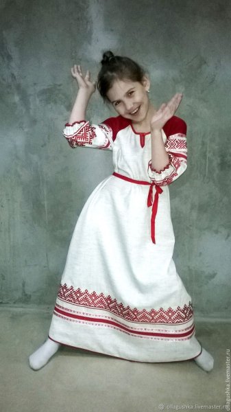 Русское платье для девочки