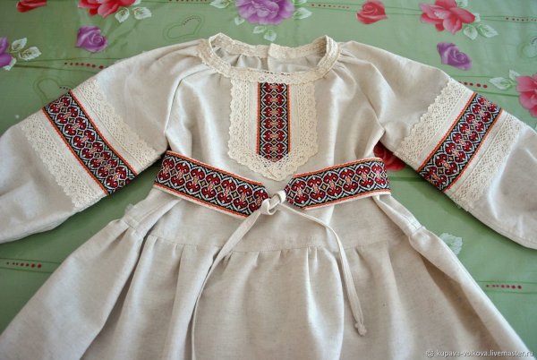 Русская рубаха для девочки