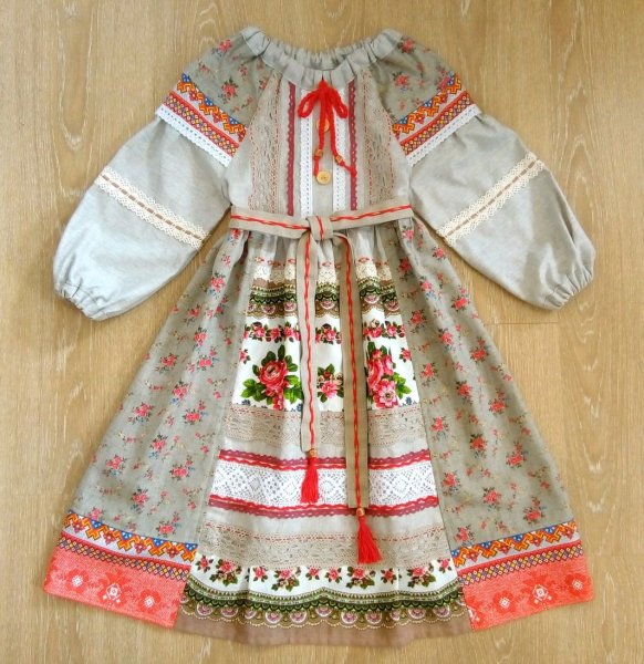Русское платье для девочки