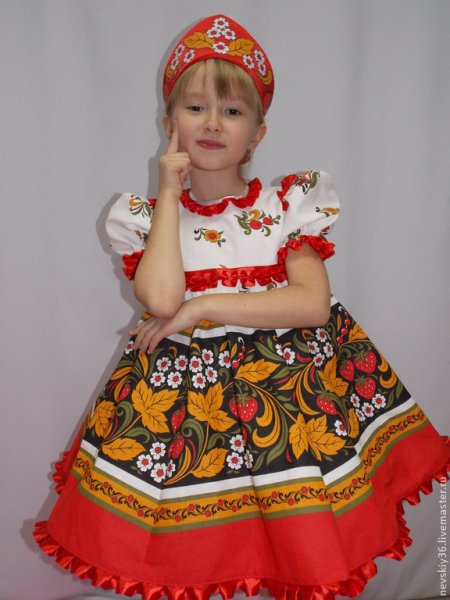 Детское платье в народном стиле