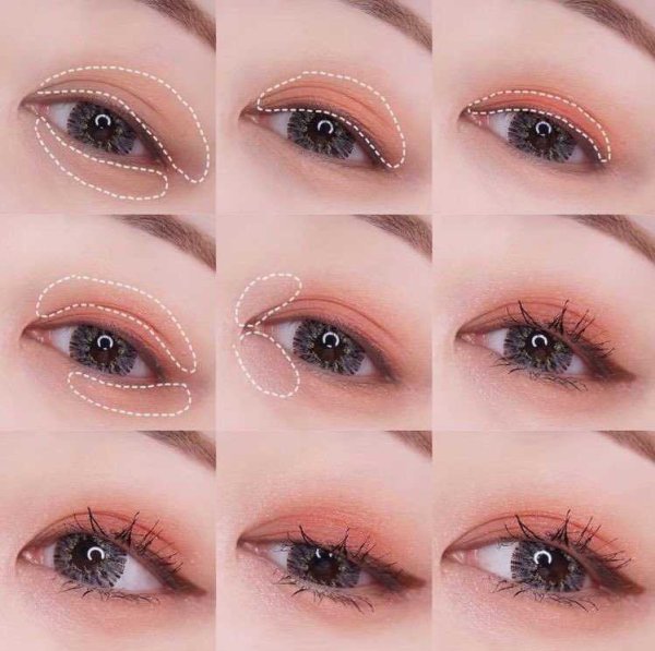 Корейский макияж глаз Смоки