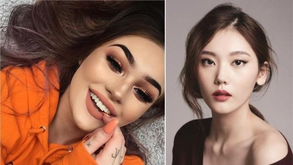 Корейский макияж vs американский
