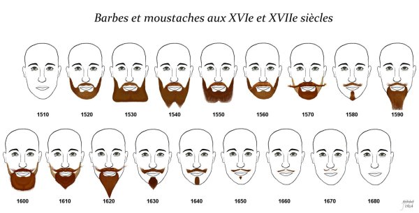 Типы бороды с названиями