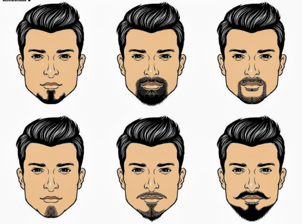 Форма бороды у мужчин