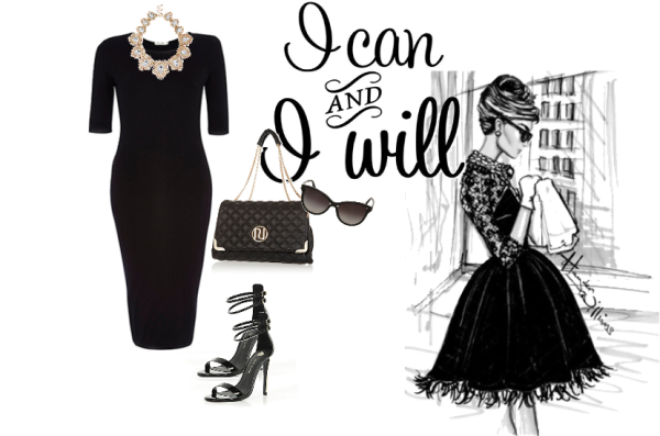 Маленькое черное платье в стиле Шанель