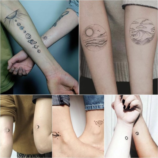 Татуировки в одном стиле