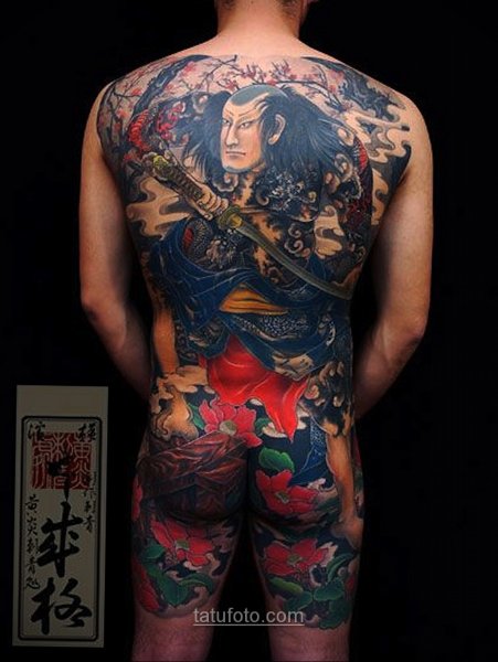 Татуировки Иредзуми Самурай