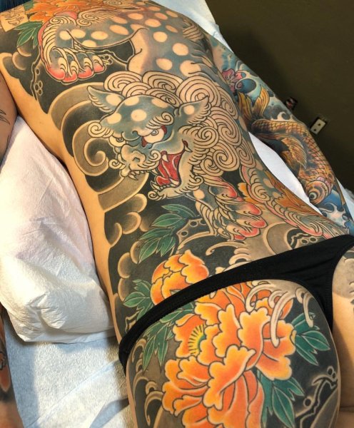 Японские Татуировки якудза женщины