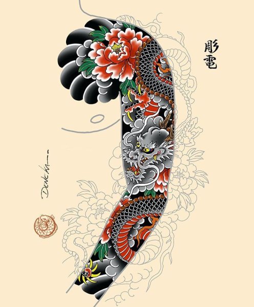 Японские тату якудза эскизы