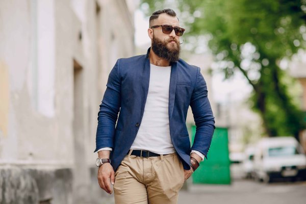 Стильная одежда для мужчин с бородой