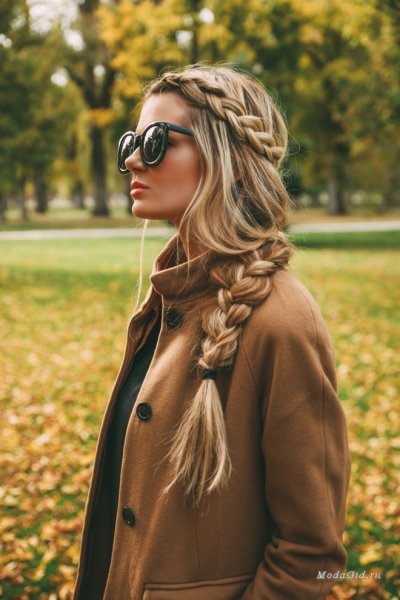 Осенние прически на длинные волосы