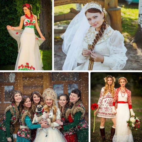 Свадьба в русском народном стиле