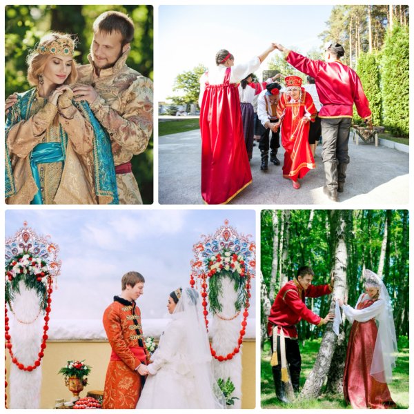 Стиль русская свадьба
