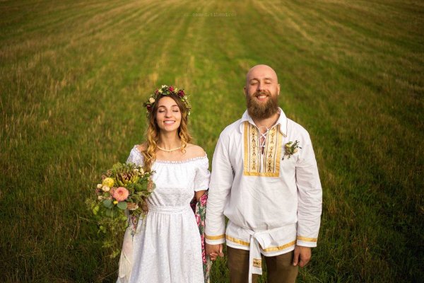 Невеста в русском стиле