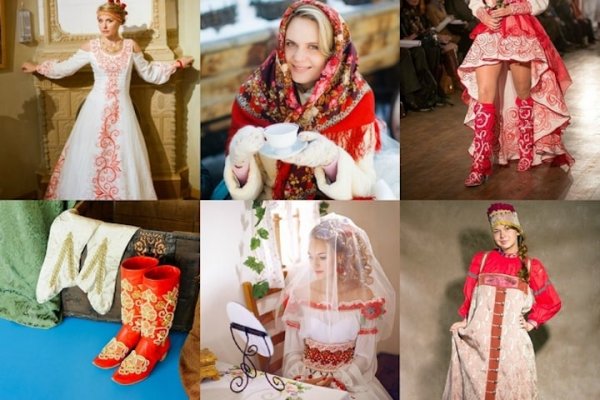 Наряды на свадьбу в русско народном стиле для гостей