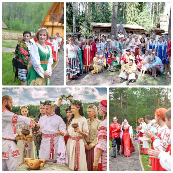 Свадьба в русском стиле летом одежда гостям