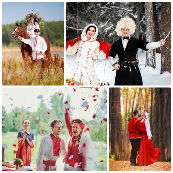 Тематические свадьбы в русском стиле