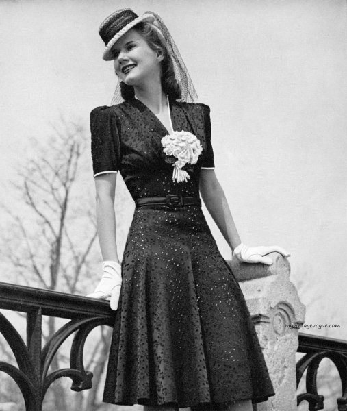 40е-50-е годы мода в Англии