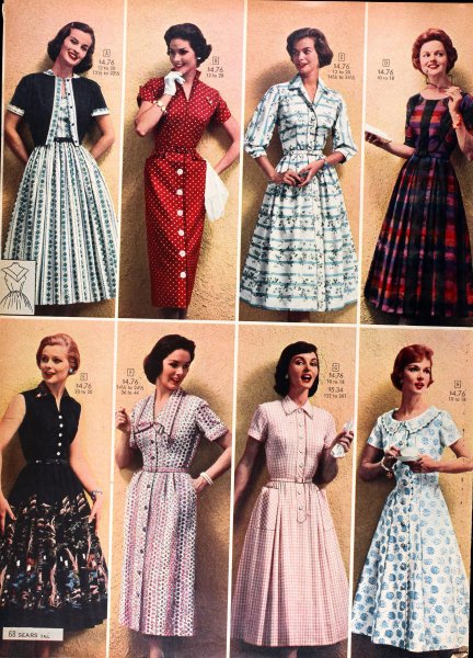 Женская мода 50-х в СССР
