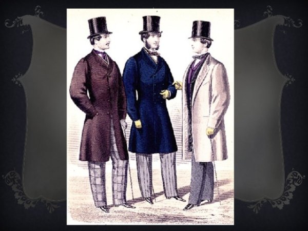 Мужская мода викторианской эпохи