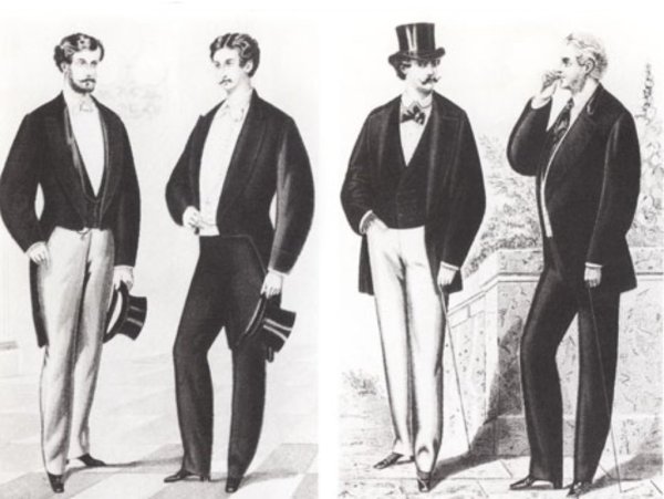 Мода 1812 года в России мужчины