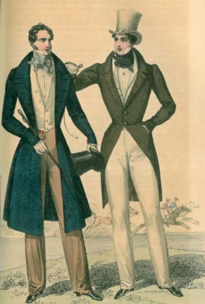 Ампир мужской костюм 19 век