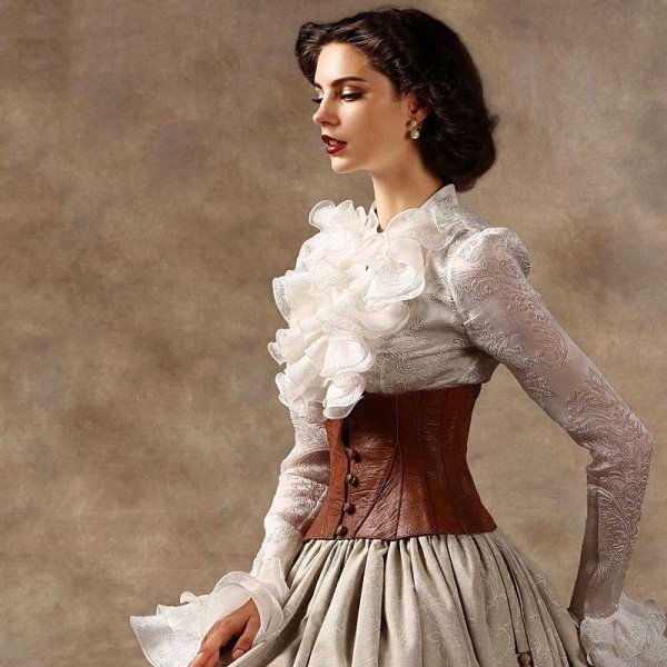 Кружевные платья 19 века