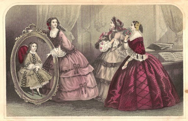 Винтажные платья 19 века Эстетика стимпанк