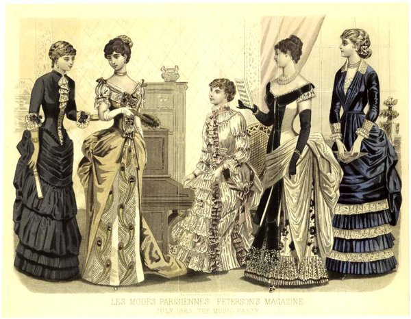 Одежда дворян второй половины 19 века